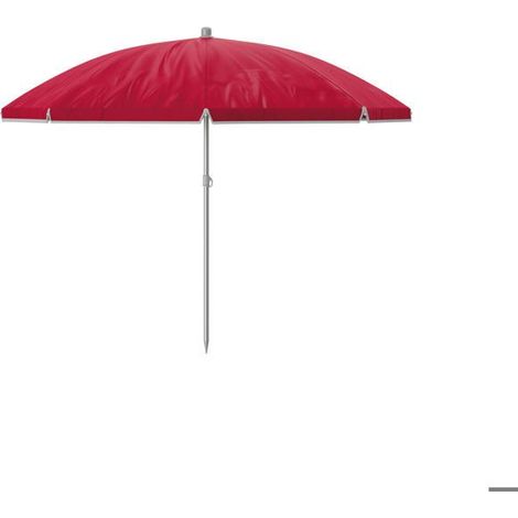 Ombrellone da spiaggia - MARBUENO - ESTATE 10111R - Diametro 220 cm - Alluminio leggero - Rosso