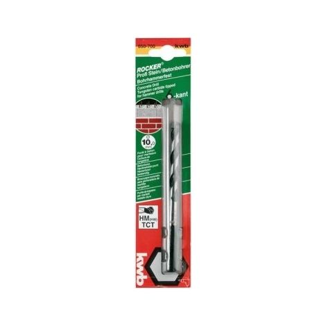 Broca para hormigón kwb super rocker 8 mm punta carburo