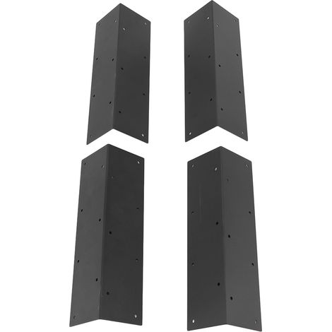 équerres d'angle en acier pour potagers surélevés. Équerres d'angle métalliques pour potagers de 50 à 60 cm de hauteur. (1/5)