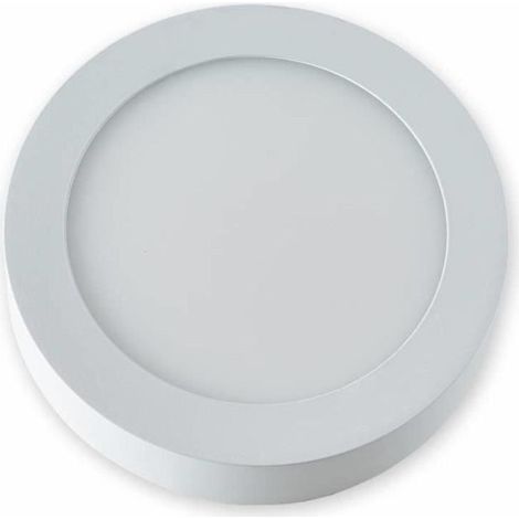 Downlight LED Intégré - Rond 225mm - 18W - 4000K - Pose en applique