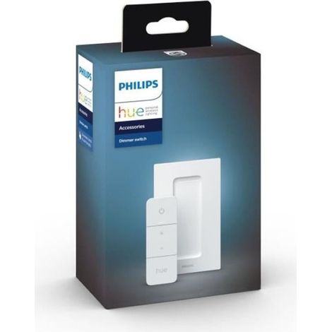 Accessoire pour lampe connectée Philips Hue Hue Dim Switch Télécommande nomade variateur de lumiere (1/5)