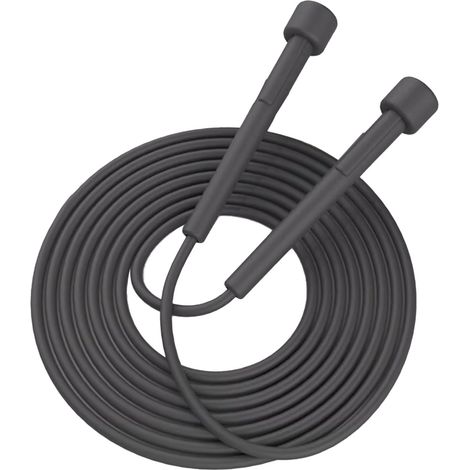 Corde à sauter professionnelle réglable noire bijou, sécurisée pour enfants, étudiants, entraînement, examen et fitness (1/5)