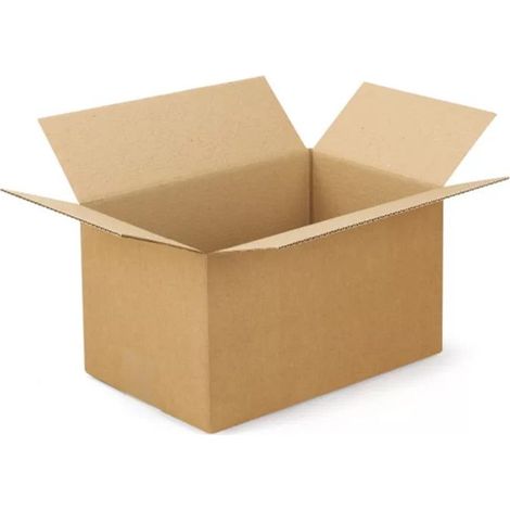 Carton d'emballage 31 x 21.5 x 8 cm - Simple cannelure (1/3)