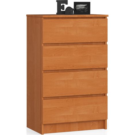 Cassettiera AKORD K60 Cassettiera Ontano 60 cm 4 cassetti 60x40x99 cm (1/6)