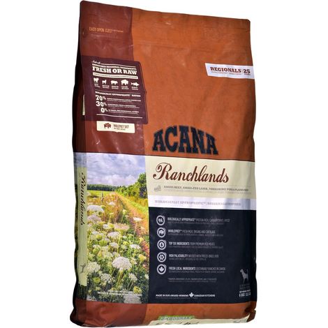Io penso Acana Ranchlands Carne di manzo e vitello 6 Kg