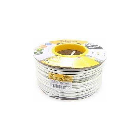 TELEVES COAXIAL CABLE CXT 1.02 CU 79% PVC ref. 2128 - roll 100m (internal)