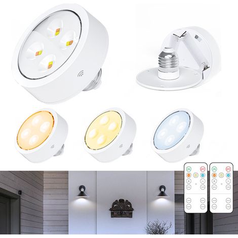 Ampoule rechargeable E26/E27 avec télécommande (1/4)