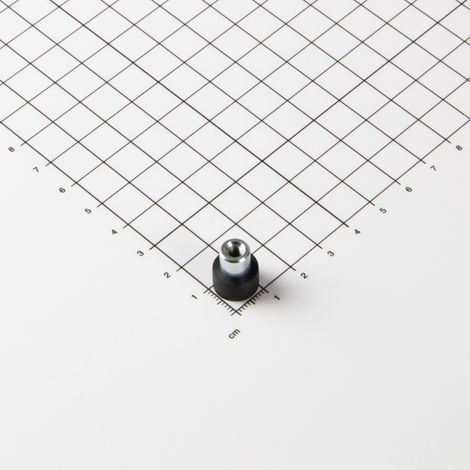 Magna-C Gummiertes Magnetsystem Ø12x7mm mit Gewindebuchse (1/4)