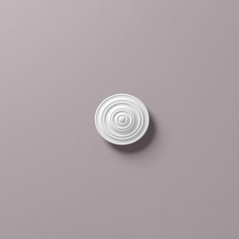 Rosetón NMC R14 ARSTYL Noel Marquet Elemento decorativo diseño atemporal clásico blanco diámetro 34 cm