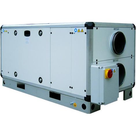 Centrale double-flux Très Haut Rendement 92% verticale, 4500 m3/h, bypass 100% S&P (UNELVENT) 240607