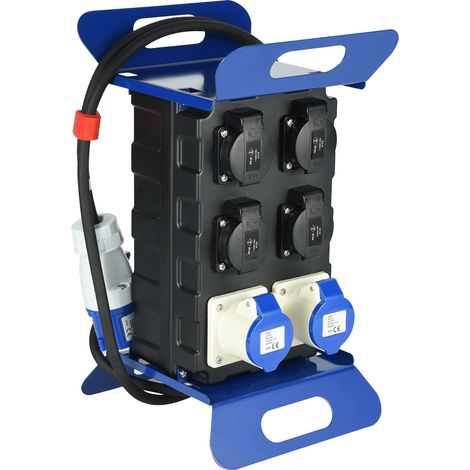 quadro di distribuzione portatile con interruttore differenziale cm 20x22x36h (1/4)