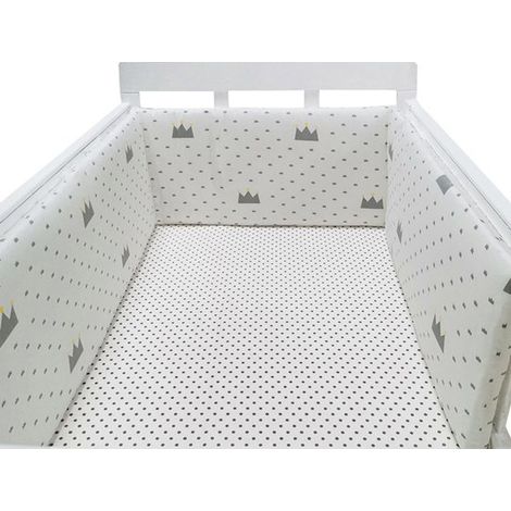 Protector de cuna，protege el sueño de tu bebé，apto para cunas y camas infantiles，20030 cm，Estilo 2 (1/5)