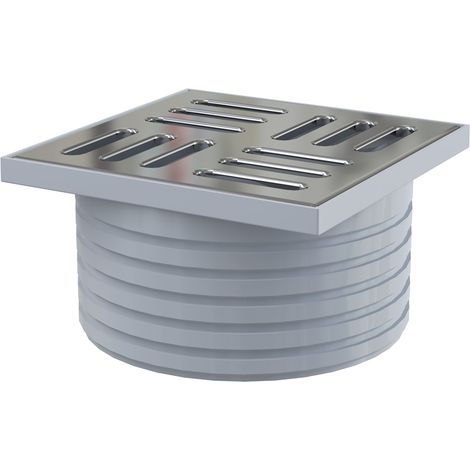 Alcadrain Bodenablauf Aufsatz, Rost 105×105 mm (1/2)