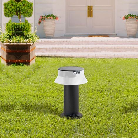 Bornes solaires LED "FELICE 400" avec capteur PIR - 33 cm -
