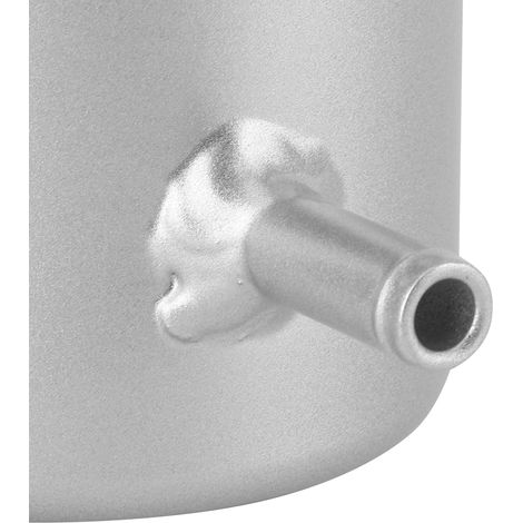 Fahrzeugmodifikation, Fahrzeugmodifikationsteile, Kühlmittelbehälter aus Aluminiumlegierung, Zusatzwassertank, 800 ml/27 oz, Universalwassertank, silber. (1/5)