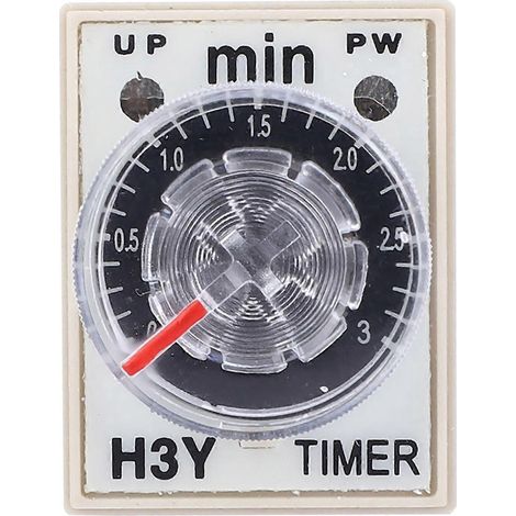 H3Y-2 Zeitrelais, Einschaltverzögerung 0-3 Minuten, 8-polig, 24 V, 110 V, 220 V