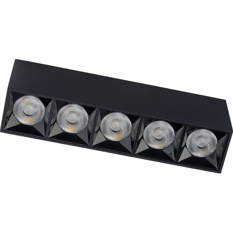 Plafoniera a barra LED nera Nowodvorski MIDI S 5x 4000K (1/3)