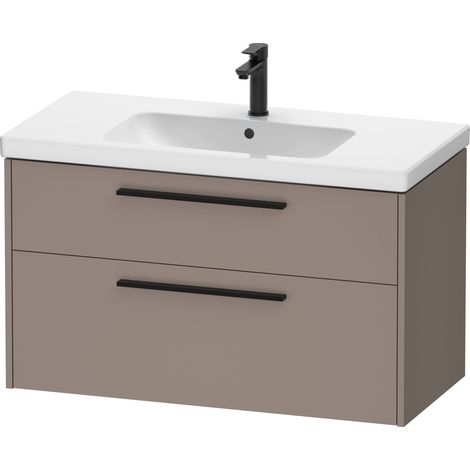 Duravit D-Code Waschtischunterbau wandhängend, 1 Auszug, 1 (1/2)
