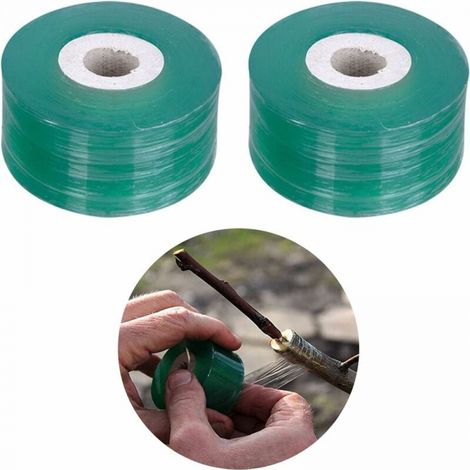 Lntyq Transparentes Pfropfband, Pfropfband, Kindergartenband, Pfropfband, geeignet für Pflanzen, Obstbäume, 2 Stück, 2 cm (1/5)