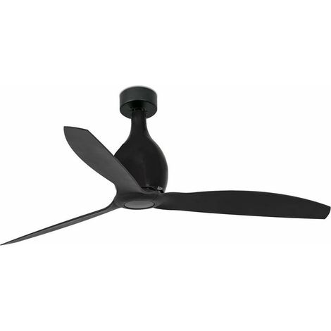 Ventilateur de plafond Faro Mini Eterfan noir mat 3 pales avec moteur DC (1/5)