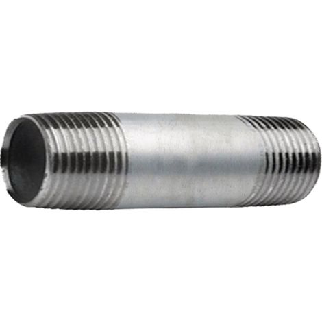 Raccord de tuyau galvanisé 3/4" pouce 20 cm