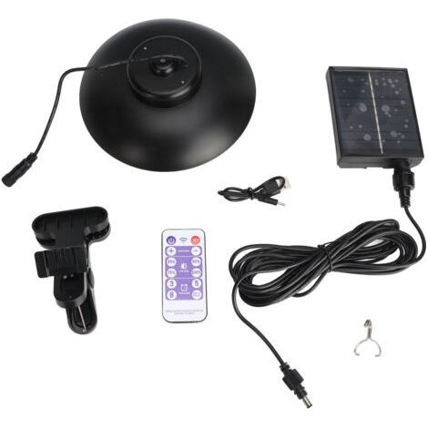 Outdoor Solar Lights IP65 Waterproof Timed Function Brightness Regulation for Parasols Terrace Camping Warm Light- (1/5)