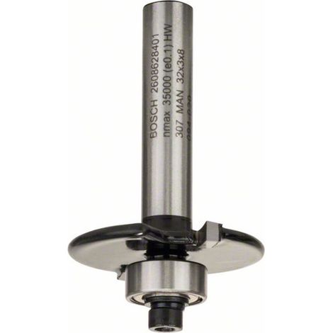 Bosch Accessories 2608628401 Nutfräser Hartmetall Länge 51 mm Produktabmessung, Ø 32 mm Schaftdur