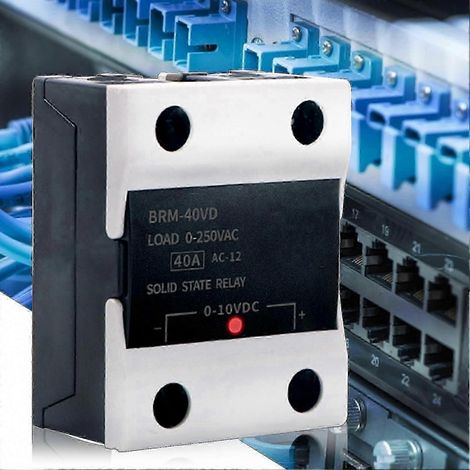 Relais statique BRM-40VD 40A régulateur de tension 0-10V DC commande 0-250V AC charge Mengxi (1/5)