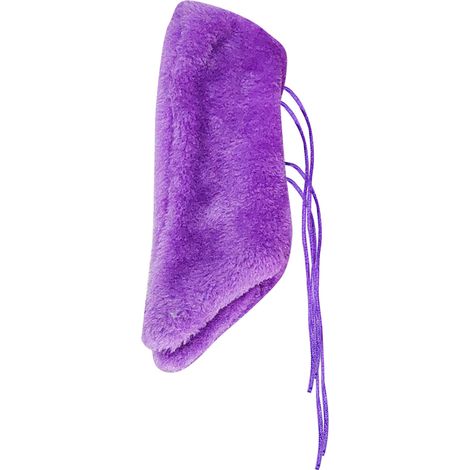 Couverture d'angle en polaire pour oiseaux, confortable et chaud, abri pour perroquet, pour automne et hiver, petits et moyens oiseaux, violet (1/5)