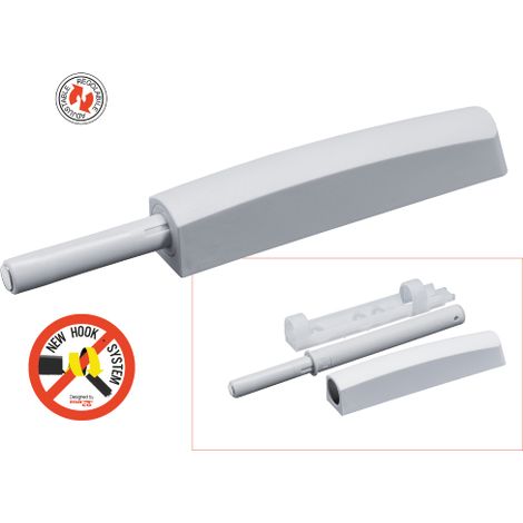 Cricchetto PUSH&PULL a Scatto con MAGNETE Spingi Apri REGOLABILE Corsa 37mm Anta RIBALTA (1/4)