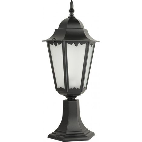 Lampada da giardino a stelo Retro nera 52cm E27 IP43 (1/5)