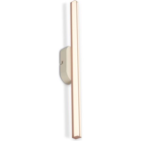 Briloner LED Wandleuchte 7x60x5,5 cm 12W 120lm 3000K Warmweiß Warm Grey-Coffee - Wandlampe Flur Schlafzimmer Wohnzimmer (1/5)