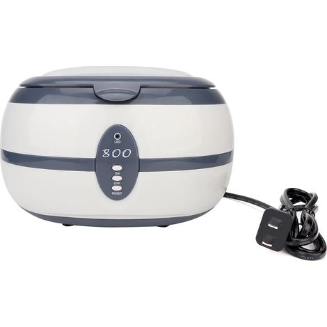 Nettoyeur à ultrasons professionnel 110V US pour bijoux, montres, pièces et lames de rasoir – machine de nettoyage puissante (1/5)