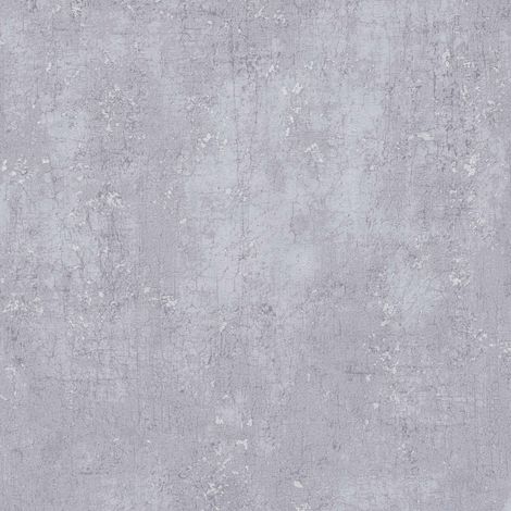 Papier peint usé gris pour salon | Papier peint rétro gris style industriel | Tapisserie intissée unie aspect usée idéal chambre - 10,05 x 0,53 m (1/5)