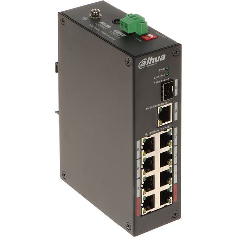 Industrieller PoE-Switch PFS3110-8ET-96-V2 8-Port SFP von Dahua (1/5)