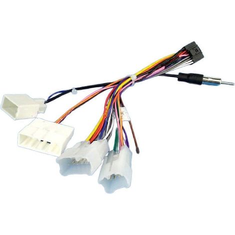16-poliger Auto-Audio-Kabeladapter, Radiosteckeradapter, Autoradio-Anschlusskabel, Audio-Adapterkabelbaum für Fahrzeugstereoanlagen.