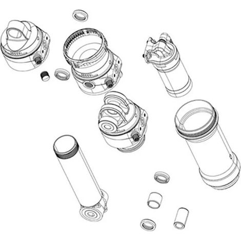 Hardware de montaje Rockshox mount hardware 10x20 cm pack 3