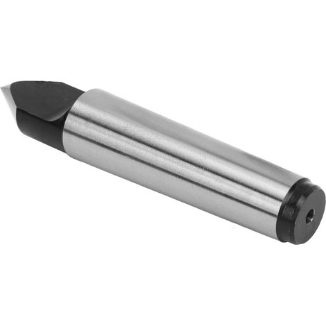 Pointe Tournante Fixe Demi-Entaillée Cône Morse MT3 60° Outil de Perçage pour Tour à Bois (1/5)