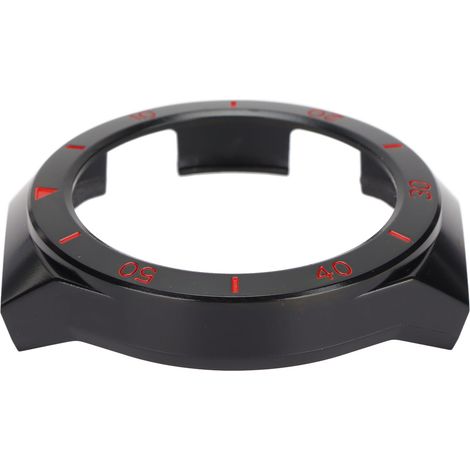 Coque complète pour Huawei Watch GT 2E - Protection bracelet, écran et cadre (Noir/Rouge) (1/5)