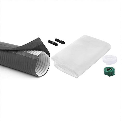 Kit de ventilation de fenêtre pour climatiseur portable : gaine isolante pour tuyau d'évacuation de 5 et 5,9 pouces. Compatible avec les tuyaux d'évacuation de 5 et 5,9 pouces. (1/5)