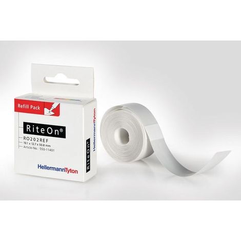 HellermannTyton Dispensador 550 71401 etiquetas blancas
