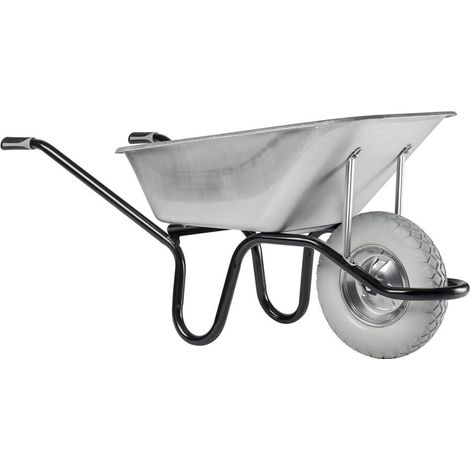 Haemmerlin Schubkarre Aktiv Excelli um 120L, verzinkt, PU-Rad (1/4)