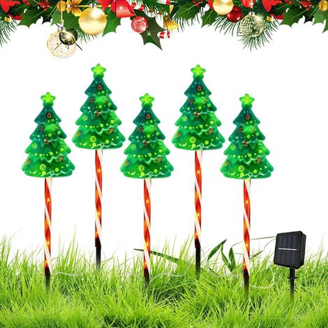 DAlle De Sapin De Nol 600mAh Aliment par nergie Solaire (1/5)
