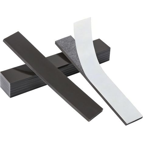 Aimant Puissant Puissant, 3mm Disque Magnétique Découpable, 8 Pièces Bande Magnetique Adhesive, Aimant Autocollant Fort Verso Adhésif, Pour Moustiquaire (1/5)