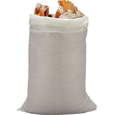 SACO ESCOMBROS RAFIA BL 10 UD - 60X100 CM