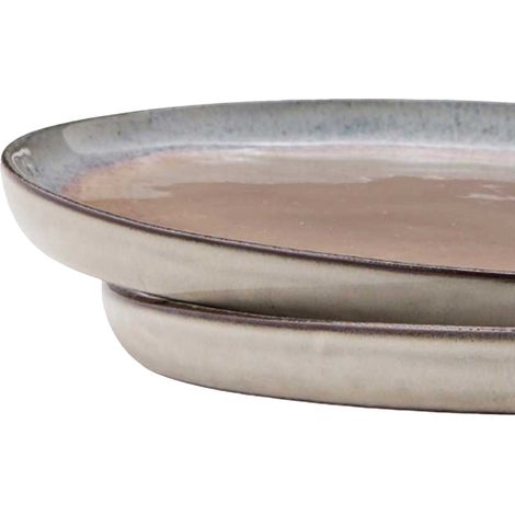 Assiette ronde Vinga Nomimono 2 pièces, 23 cm, beige, céramique, (1/3)