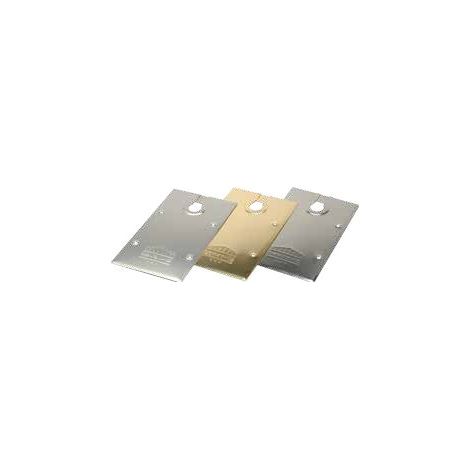 Plaque de recouvrement standard 309x180 mm SEVAX acier inox poli - WA759300
