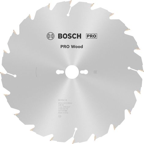 Bosch PRO Wood Kreissägeblatt, 315 x 3,2 x 30 mm, T20
