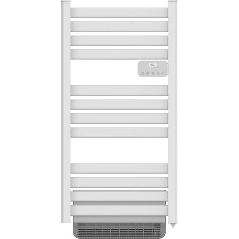 Dx 962205- Sèche -serviettes sec barres plates FAENA S 1500 W -Technologie sans fluide avec soufflerie- Blanc (1/5)