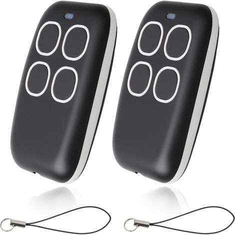 2PCS Télécommande Universelle Portail Garage de 280–868 MHz Universel 4 en 1 Multifréquence Porte Garage Rolling Code Telecommande Compatible avec Came TOP432EE/ EV/NA, Pile CR2032 Incluse (1/5)